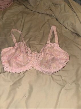 Whimsy Pink Lace Underwire Bra